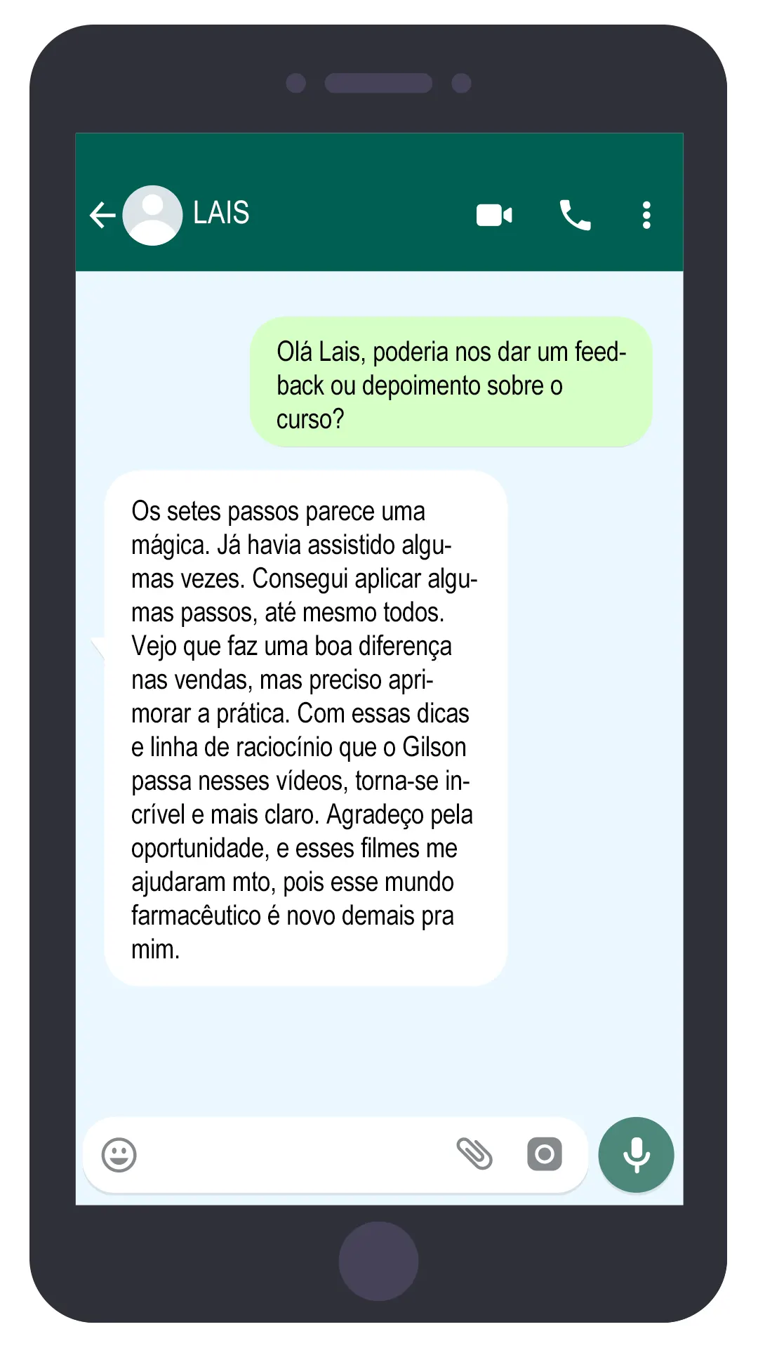 Depoimento Lais EAD